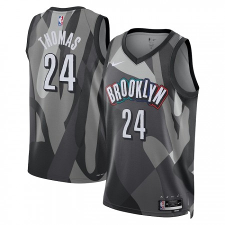 Dres Brooklyn Nets Cam Thomas Nike 2024-25 City Edition Sivo Swingman Dres Brooklyn Nets Cam Thomas Nike 2024-25 City Edition Sivo Swingman